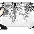 Bush Backround Portrait Tree Branches Bird Photography Backdrop 7x5FT, Black Deadwood Vintage ...