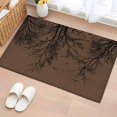 thumbnail image 1 of Tree Branches Bird Washable Small Entryway Area Rugs 2'x3', Brown Background Black Deadwood Low Pile Throw Rug Non-Slip Sturdy Edge Binding Carpet for Front Door Floor Room Entry, 1 of 9