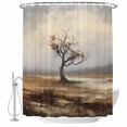 thumbnail image 1 of Tree Branches Fabric Shower Curtain Grassland Washable Shower Curtains for Bathroom, Waterproof Bath Curtain with Hooks Home Decor 72x84in, 1 of 8
