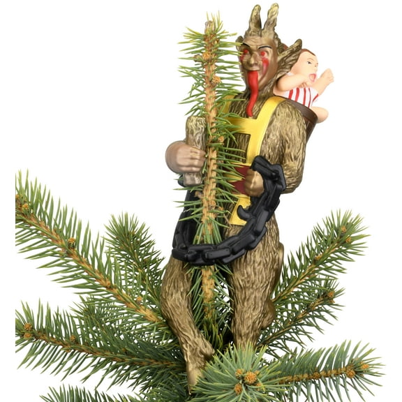 Tree Buddees Creepy Krampus Tree Topper for Christmas or Halloween Trees - Large 10"