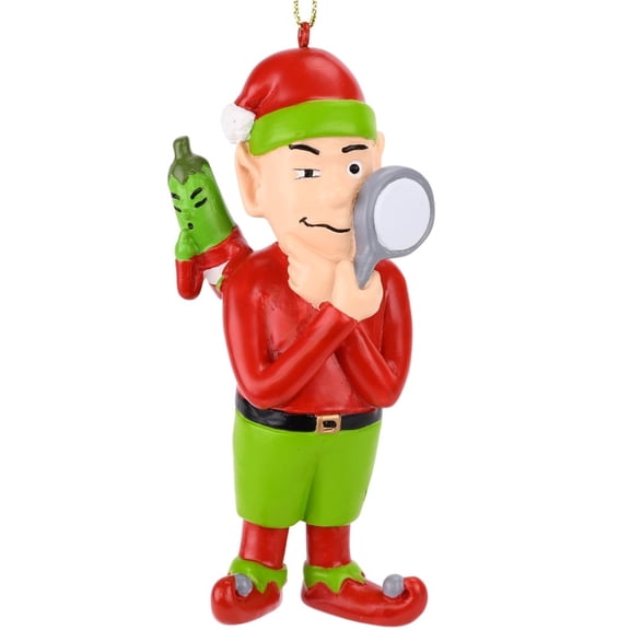 Tree Buddees Elf Searching for The Christmas Pickle Ornament