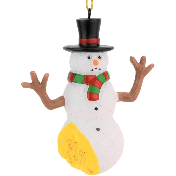 Pee on Snowman Ornament