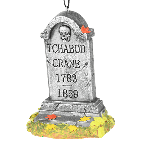 Tree Buddees Ichabod Crane Tombstone Halloween Ornament Sleepy Hollow Decoration