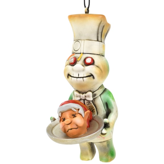 Tree Buddees Sadistic Zombie Baker Halloween / Christmas Decoration Funny Dark Humor Ornament