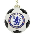 thumbnail image 1 of Tree Buddees x Chelsea F.C. Official Football Club Bauble Limited Edition Christmas Ornament - Glass Soccer Ball, 1 of 7