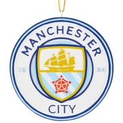Tree Buddees x Manchester City F.C. Official Football Club Bauble Limited Edition Christmas Ornament - Team Crest