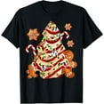 thumbnail image 1 of Tree Cakes Debbie And Gingerbread Cookies Pajamas T-Shirt Sweatshirt All Size S-5XL, 1 of 5