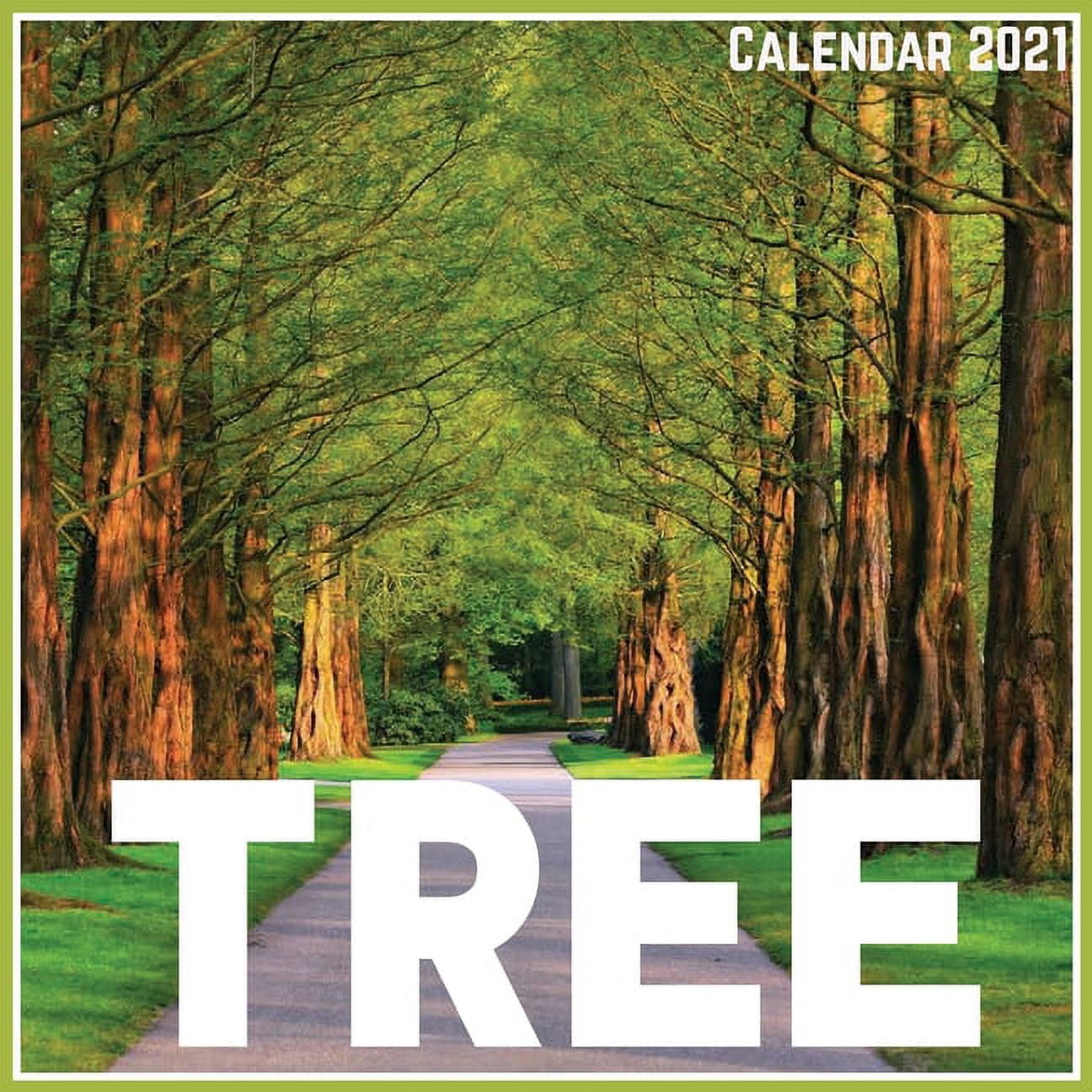 Tree Calendar 2021 : Official Tree Calendar 2021, 12 Months (Paperback ...