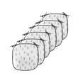 thumbnail image 1 of Tree Chair Seating Cushion Set of 6, Abstract Pattern of Hand Drawn Doodle Style Sketches on a Plain Background Botanical, Seat Pads with Anti-slip Backing, 16"x16", Grey White, by Ambesonne, 1 of 7