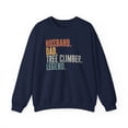 thumbnail image 1 of Tree Climber Husband Dad Sweatshirt Gift Crew Neck Shirt Long Sleeve Unisex, 1 of 5