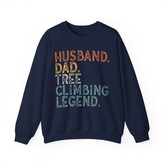 Tree Climber Sweatshirt Gifts Crew Neck Shirt Long Sleeve Unisex
