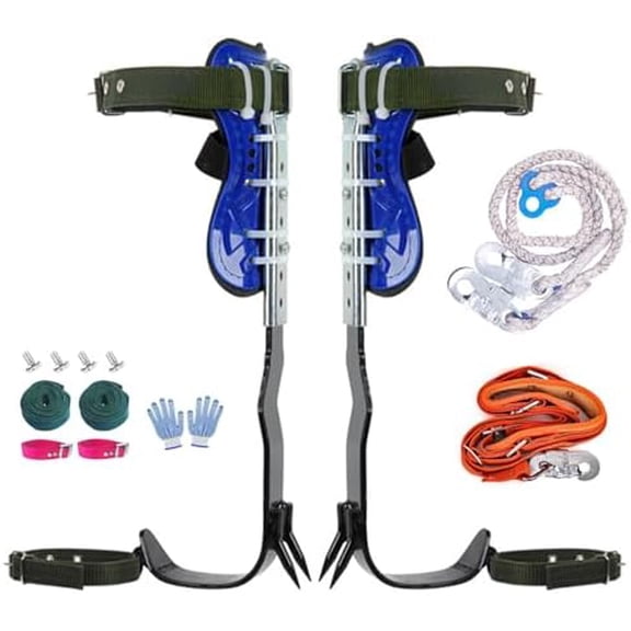Tree Climbing Gear, Tree Climbing Spikes, Arborist Equipment for Climbers, Hunting, Fruit Picking Tree Climbing Equipment$$Sport & Recreation Other