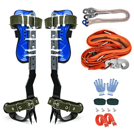 Tree Climbing Gear, Tree Climbing Spikes, Arborist Equipment for Climbers, Hunting, Fruit Picking Tree Climbing Equipment