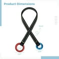 thumbnail image 1 of Tree Climbing Lanyard with Aluminum Rings, Strong Polyester, Ideal for Arborists, Outdoor Climbing, 35.4 In Length, 1 of 5