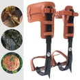 thumbnail image 1 of Tree Climbing Spike Set Pole Climbing Spurs Steel Adjustable Climber Strap Gaffs, 1 of 12
