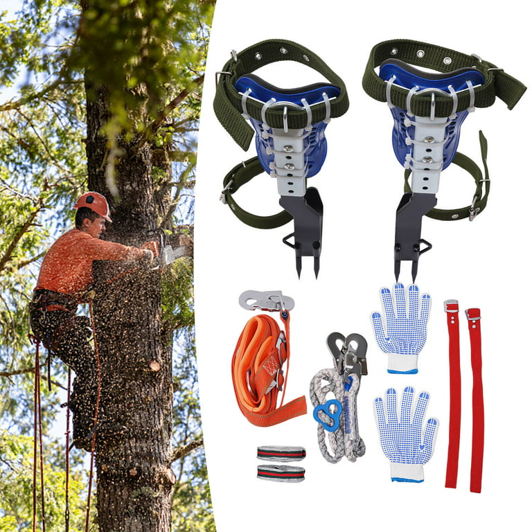 Tree Climbing Spike Set for Tree Work Adjustable Tree Climbing Gear Set  Climbing Spike Tree Climbing Tool 