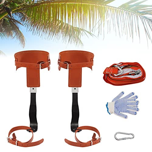 Baumkletter Steigeisen Set 500Model - Carbonstahl Kletterausrüstung Mit Sicherheitsgurt