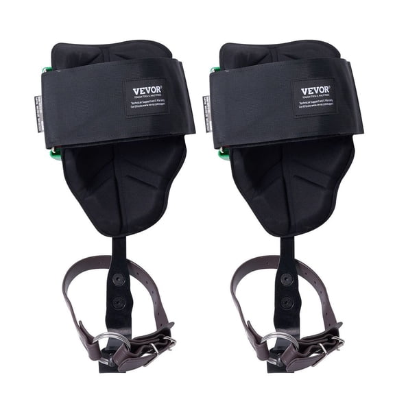 Tree Climbing Spikes, 1 Pair Alloy Steel Climbing Spurs, 350lbs Load Capacity Tree Climbing Gear with Straps and Spike Protectors, Arborist Equipment for Climbers, Hunting, Fruit Picking, Green