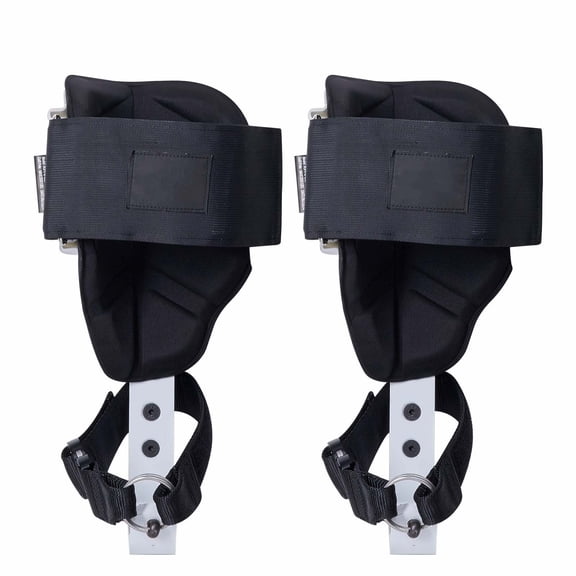 Tree Climbing Spikes Gear - Aluminum Arborist Equipment, Adjustable Climbing Spurs for Tree Pruning, Fruit Picking, 350lbs Capacity