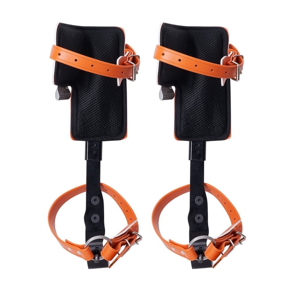 Tree Climbing Spikes Set 1 Pair Alloy Steel Spurs with Safety Rope Harness 350lbs Load Capacity Arborist Gear for Fruit Picking Orange Harvesting