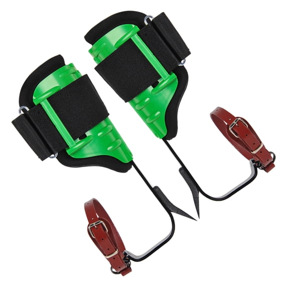 Tree Climbing Spikes Tree Climbing Spur Tool with Adjustable Belt Climbing Pedal Tool for Hunting, Fruit Picking