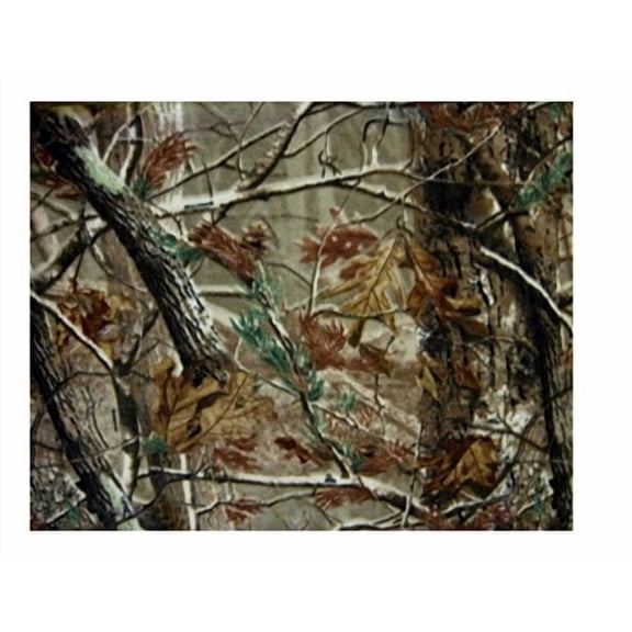 Tree Cloth Camo Edible Icing image Cake Topper