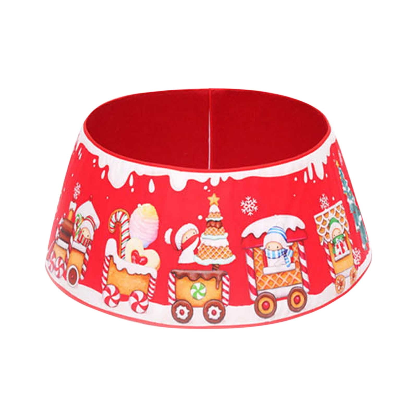 Tree Collar Christmas Tree Collar Skirt Tree Ring with Gift Box Holiday