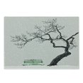 thumbnail image 1 of Tree Cutting Board, Dramatic Winter Scenery Retro Bench and Lonely Plant in a Cold Day, Decorative Tempered Glass Cutting and Serving Board, Small Size, Charcoal Grey Sea Green, by Ambesonne, 1 of 1