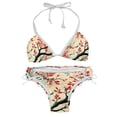 thumbnail image 1 of Tree Detachable Sponge Adjustable Strap Bikini Set Swimsuit, Two-Pack - Beach and Pool Ready, 1 of 6