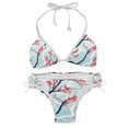 thumbnail image 1 of Tree Detachable Sponge Adjustable Strap Bikini Set - Two-Pack Swim Wear One-Piece Swimsuits, 1 of 6