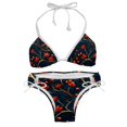 thumbnail image 1 of Tree Detachable Sponge Adjustable Strap Bikini Set Two-Pack Swimsuit Women Swim Suit, 1 of 6
