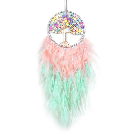 Tree Dream Catcher Dream Catchers Mobile Wall Hanging Decor for Kids Girls Bedroom Dorm Room Decorations Home Ornament Birthday Festival Craft Gift