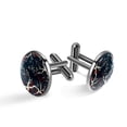 thumbnail image 1 of Tree Elegant Men's Stainless Steel Cufflink Sets for Formal Attire, Weddings, and Special Events, 1 of 6
