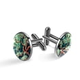 thumbnail image 1 of Tree Elegant Stainless Steel Men's Cufflinks Set for Formal Attire, Made of Stainless Steel, Ideal for Weddings and Business Meetings, 1 of 6
