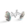 thumbnail image 1 of Tree Elegant Stainless Steel Shirt Cufflinks Set for Formal Attire - Ideal for Business Meetings or Special Occasions, 1 of 6