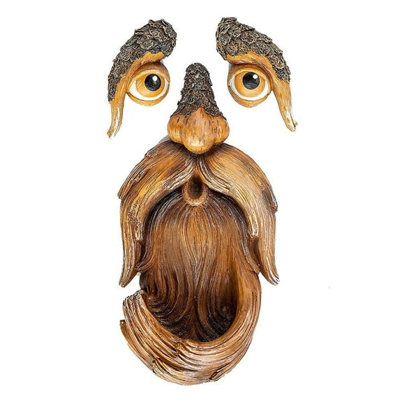 Tree Faces Decor Outdoor,Tree Face Decor Wild Bird Feeder Outdoor Fun Old Man Tree Hugger,Unique Bird Feeders for Outdoors and Indoors Y7S7