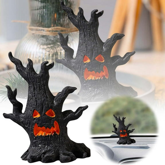 Tree Faces Tree Monstéŕ Figurine | Realistic Tree Statue | Tree Face Figurine | Abletop Ornament Indoor Outdoor