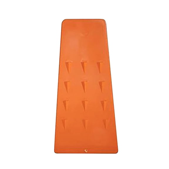 Tree Felling Wedges with Spikes for Safe Cutting - 5.5 inch Wood Splitting Tree Cutting Wedge,Heavy-Duty and Reusable Splitting Wedge,Logging Supplies Tools and Equipment (Orange)