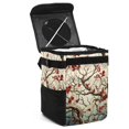 thumbnail image 1 of Tree Foldable Car Trash Bin with Lid, Leak-Proof Mini Trash Can for Car with Hanging Storage Bag, 1 of 6