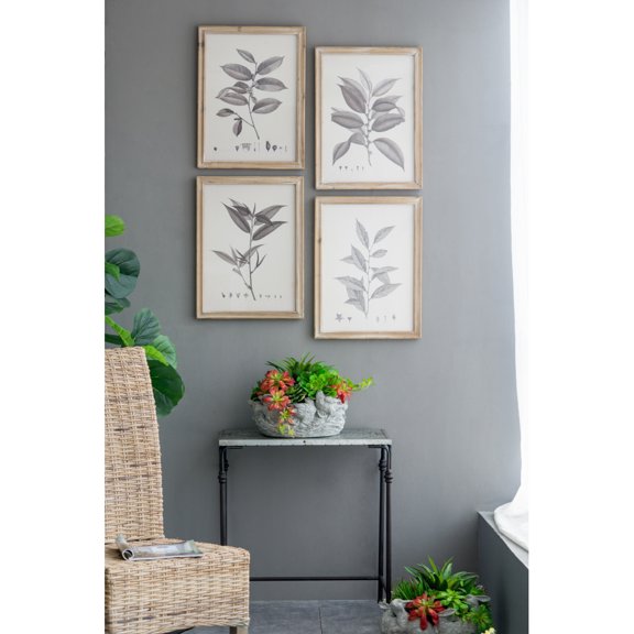 Tree Framed Print, Multicolor Wood Wall Art, Ready to Hang