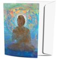 thumbnail image 1 of Tree-Free Greetings All Occasion Greeting Card 12 Pack, 4x6, Blue Buddha (FS56949), 1 of 5