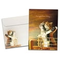 thumbnail image 1 of Tree-Free Greetings Anniversary Greeting Card, 100% Recycled Paper, 5 x 7, Cat Titanic (GO65623), 1 of 5