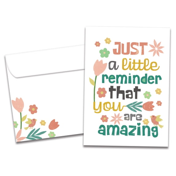 Tree-Free Greetings Birthday Greeting Card, 5x7, Amazing Reminder (GO61460)