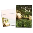 thumbnail image 1 of Tree-Free Greetings Birthday Greeting Card for Dad, 5 x 7, Frog Bridge (GO69853), 1 of 5