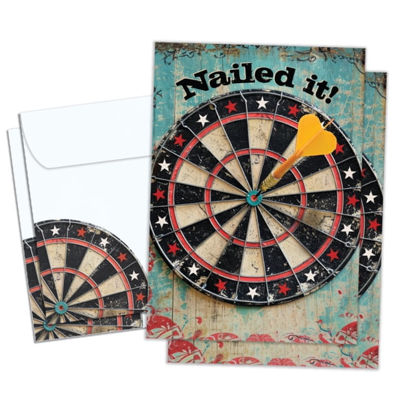 Tree-Free Greetings Congratulations Greeting Card 2 Pack, 5 x 7, Nailed It (GT69929)