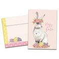 thumbnail image 1 of Tree-Free Greetings Easter Greeting Card, 100% Recycled Paper, 5 x 7, Pretty Hoppy Bunny (GO60469), 1 of 5