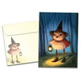 thumbnail image 1 of Tree-Free Greetings Halloween Greeting Card 12 Pack, 5x7, Chick or Tweet (HP60614), 1 of 7