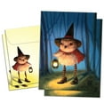 thumbnail image 1 of Tree-Free Greetings Halloween Greeting Card 2 Pack, 100% Recycled Paper, 5x7, Chick or Tweet (GT63133), 1 of 7