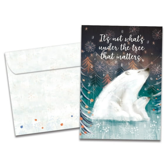 Tree-Free Greetings Holiday Greeting Card, 100% Recycled Paper, 5x7, Heartfelt Happy (GO65770)