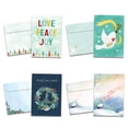 thumbnail image 1 of Tree-Free Greetings Holiday Greeting Card 16 Pack, 5x7, Peace on Earth (GP60507), 1 of 7